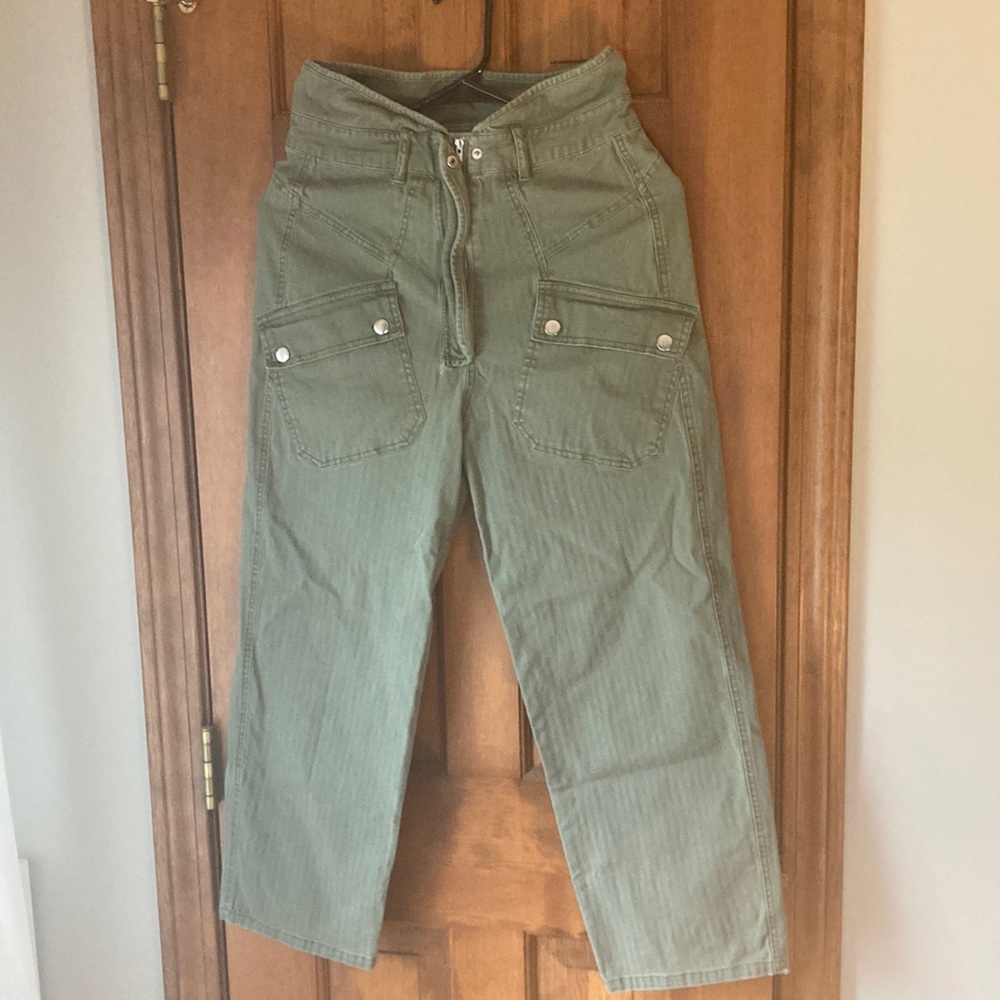 Marissa Webb high waist cargo pants